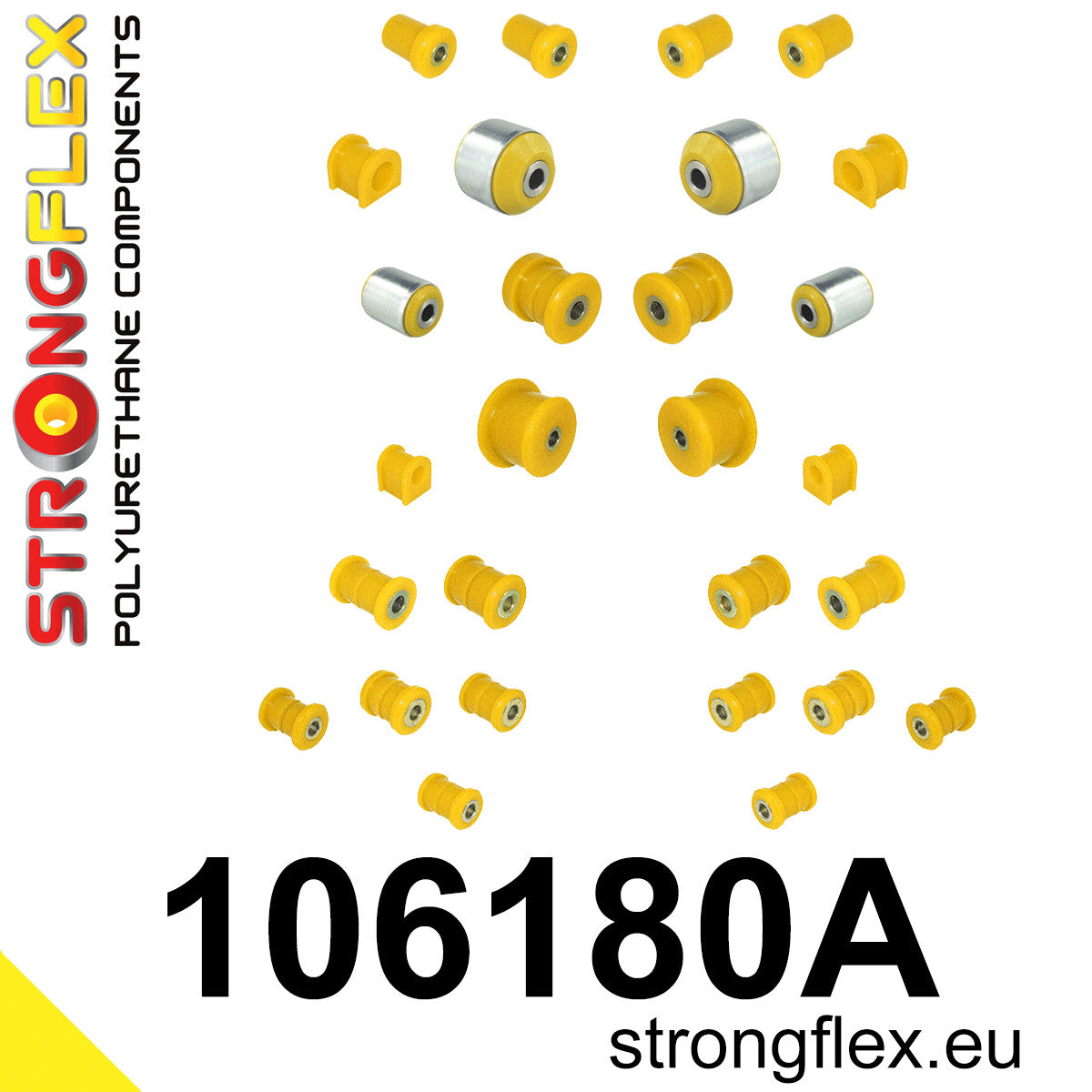 Strongflex 106180A 90ShA SPORT full suspension bush kit for Mazda MX-5 NC