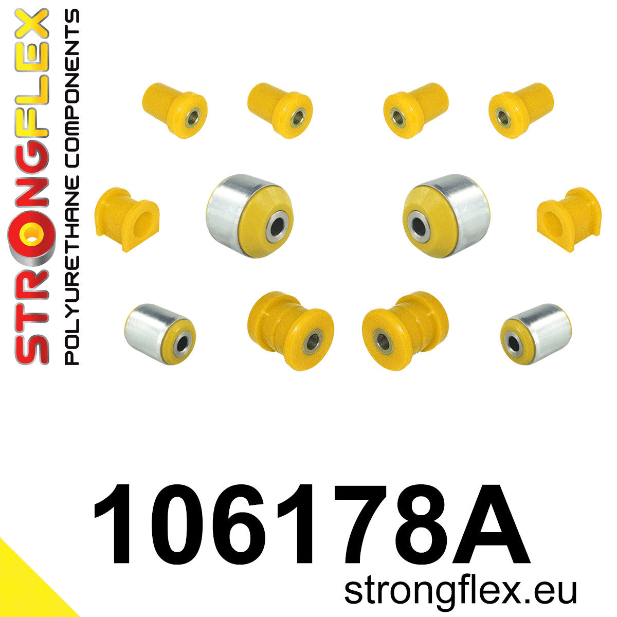 Strongflex 106178A 90ShA SPORT front suspension bush kit for Mazda MX-5 NC