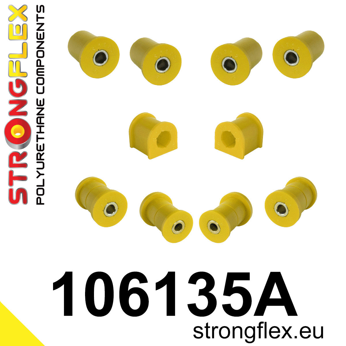 Strongflex 106135A 90ShA SPORT front suspension bush kit for Mazda MX-5 NB